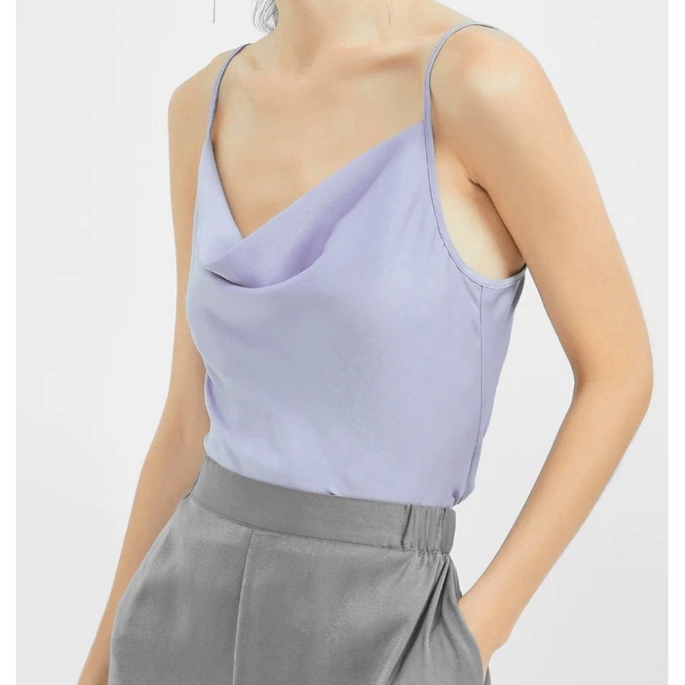 Supesu Eden Top Cowl Neck - Periwinkle Purple Size XL Brand New